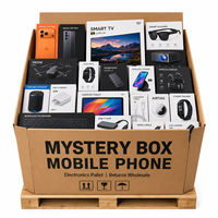 Kotak Misteri Ponsel Ekspor 100 Item Kotak Misteri Teknologi Smartphone Laptop Earbuds MOQ Rendah untuk Ritel Independen
