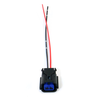 DJ7025Q-0.6-21 Connecteur rapide femelle-femelle à 3 broches ailées pour véhicules, connecteurs et bornes automobiles