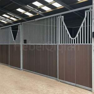 Reitställe im Europäischen Stil Tragbarer Pferdestall Outdoor Holzspielzeug Stahl-Pferdeställe - Product Image 3