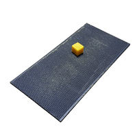 Feuille de fondation en plastique ciré noir pour ruche, feuille de fondation en nid d'abeille portable