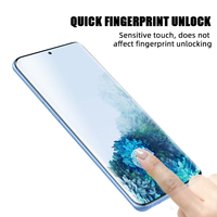 Protecteur d'écran pour Samsung, pièces, couverture complète en verre trempé HD, lumière UV 9h, pour S10 plus S10 lite