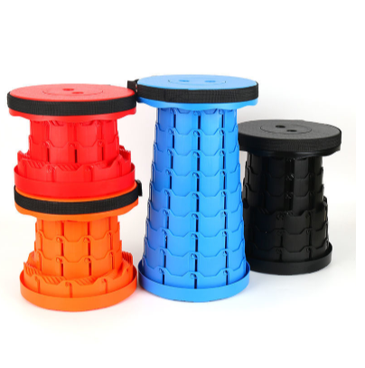 Высококачественный выдвижной складной стул, легкий прочный с грузоподъемностью 400 фунтов, портативный складной телескопический стул/