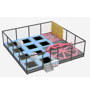 2025 nóng bán thương mại trong nhà/ngoài trời Trampoline công viên trẻ em an toàn nhảy Trampoline trên bán - Product Image 2