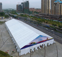 Prix d'usine 10x25 m 40x50 m Offre Spéciale cadre en aluminium PVC toit tente de fête pour événements exhibito
