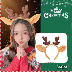 ربطات رأس لعيد الميلاد والغزلان مخملية للأطفال والفتيات من الغزلان قرن الوعل لعيد الميلاد للنساء - Product Image 6