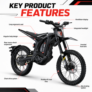 <span class=keywords><strong>Moto</strong></span> électrique tout-terrain homologuée UE 2026 Arctic Leopard XE L1E-B, batterie 74V 60Ah, puissance de pointe 4kW - Product Image 3