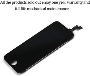 Kit de remplacement d'écran tactile LCD Boston pour <span class=keywords><strong>SE</strong></span>, garantie 1 an, comprend des outils de réparation, verre trempé (noir) - Product Image 3