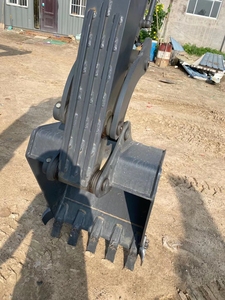 Excavatrice sur pneus Doosan DX60W, couleur orange, mini-excavatrice hydraulique, équipement de construction - Product Image 3