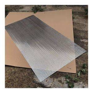 Panel Decorativo de Chapa Metálica Perforada, Placa de Malla Perforada Galvanizada con Orificios Redondos, Malla Perforada - Product Image 2
