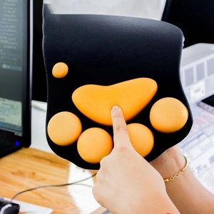 Mèo Paw Mouse Pads với mềm Silicone cổ tay nghỉ ngơi cổ tay đệm máy tính 3D Mouse Mat - Product Image 3