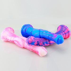 Grand Dildo Animal Réaliste en Forme de Pénis, Long et Coloré, Jouet Sexuel Anal pour Hommes, Femmes, Couples, Gays, Masturbation - Product Image 5