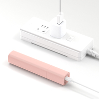 Lisseur de cheveux portable 2-en-1, mini fer à lisser de voyage 25W, plancha de cabello