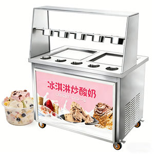 Machine à yogourt glacé commerciale sur pied en acier inoxydable, certifiée Energy Star, multi-tension, facile à utiliser pour les snack-bars - Product Image 4