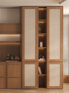 Recommend Luxury-Style Solid Wood Dining Table and <strong>Sideboard</strong> for Combined Use <strong>in</strong> Living Room and <strong>Kitchen</strong> Storage Cabinets - Product Image 4