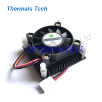Dissipateur thermique en aluminium de la puissance 50*50*25mm de 20W avec le ventilateur pour la puce d'unité centrale