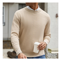 Suéteres europeos y americanos de invierno para hombres Otoño e invierno Nueva moda Tops de punto Suéteres de negocios de moda para hombres