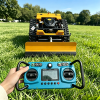 Vente directe d'usine Tondeuse à gazon portable Tondeuse à gazon télécommandée à vendre Tondeuse à gazon robotisée chinoise Idéale pour les pelouses résidentielles