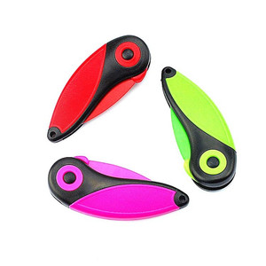 Coltello Pieghevole da Cucina in Acciaio Inox con Manico in Plastica, Design Sicuro, Personalizzabile OEM, Lama Affilata - Product Image 2