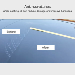 Kit de revêtement céramique nano 9H avec éponge et chiffon, protection hydrophobe pour peinture automobile, résistance aux rayures et aux tourbillons, anti-corrosion - Product Image 4