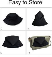 Venta al por mayor Unisex bordado personalizado algodón sólido al aire libre protector solar parte superior plana niños pescador sombrero de cubo gorras