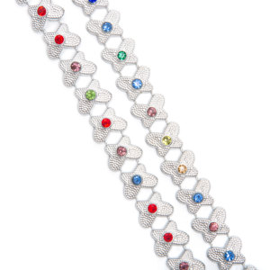 LQ 재봉 금속 트림 스트라스 리본 라인 석 체인 프린지 라인 석 가닥 체인 링크 의류 용 벌크 - Product Image 5