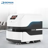 Reeman Robot Pembersih Vakum, Robot Pembersih Otomatis Robot Vacuum Cleaner Alat Pel Pengisian Otomatis