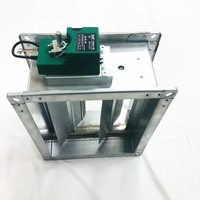 Vente en gros HVAC Acier inoxydable Amortisseur carré galvanisé Actionneur Conduits Solution de contrôle du volume d'air pour écoles hôpitaux Graphique