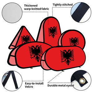 Albania Oval Pop up <b>Banner</b> Warp-knitted Fabric for Outdoor Advertising Promotion Outdoor Tent - Product Image 3