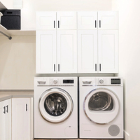 Meubles de cuisine modulaires sur mesure au design classique moderne, en contreplaqué, pour villas, appartements et centres commerciaux (OEM/ODM)