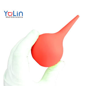 Pembersih Telinga Karet Merah Lembut, Suntik Telinga, Bola Hisap, Bola Pencuci Telinga Medis, Permukaan Halus, 11x6x5cm, Penghilang Debu - Product Image 1