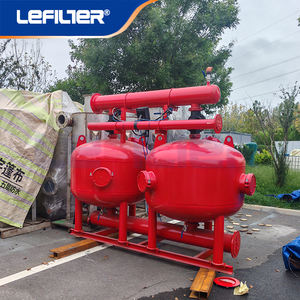 Système de filtration parallèle multi-étages à 3 réservoirs à sable peu profond contrôlé par PLC pour l'irrigation <span class=keywords><strong>des</strong></span> terres agricoles et la circulation de l'<span class=keywords><strong>eau</strong></span> - Garantie 1 an - Product Image 6