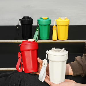 Özel 450ml sıcaklık göstergesi Tumbler çift duvar paslanmaz çelik yalıtımlı taşınabilir termos kahve kupa - Product Image 3