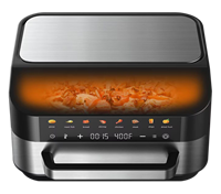Multifunktionaler ETL/CE/CB 6L Einzel-Pizzaofen für 13-Zoll-Pizza 2200W Weitspannungsbereich 120V/220-240V Umweltfreundlicher Pizzamaker