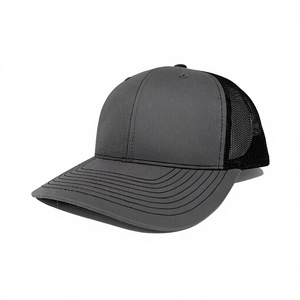 Casquette de camionneur structurée à 6 panneaux avec dos en maille, profil moyen, pour adulte, personnalisable avec patch brodé, idéale pour la pêche, fabriquée en usine au Vietnam - Product Image 4