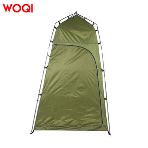 Carpa de ducha desplegable Woqi, color verde militar, para 1 persona, impermeable, para acampar al aire libre, con privacidad, de montaje rápido y portátil. - Product Image 2