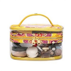 Estuche de Maquillaje de Muestra Gratuita, Maleta de Viaje Portátil Grande, Personalización Profesional con Impresión de Logotipo, Bolsa de Maquillaje Transparente de PVC - Product Image 2