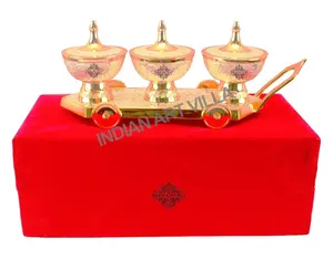 Handmade Gold Polished Flower Design Dry Fruit Bowl High Quality Gold Polished Product Manufacturing & Supplier
