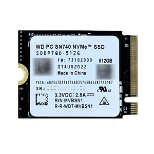 Твердотельный накопитель Sn740 SSD 2 ТБ/1 ТБ, M.2 2230 NVMe PCIe Gen 4x4 для ПК, ноутбуков и настольных компьютеров - Product Image 1