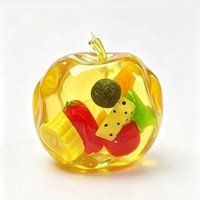 Vaseline Bananen Squishy Speelgoed met Kleurrijk Fruit, Knijp Stressverlichtend Speelgoed Vaseline Appel Squishy Aardbei Squishy