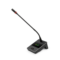 Système de microphone de conférence sans fil UHF 8 canaux série TMX108-B10 à faible bruit de fond