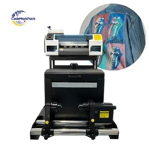 Codemarkpack 30 cm t-shirt-druckmaschine dtf-drucker a2 xp300 30 cm 4720 dtf-drucker und pulverschüttler drucker dtf-maschine