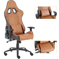 Fauteuil Gaming Ergonomique Moderne Anji avec Dossier Haut Réglable, Idéal Bureau et Jeu