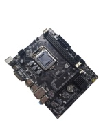 Motherboard FeiFan Hot New Black B85 DDR3 M-ATX Generasi ke-4 Intel I7/I5/I3 CPU LGA 1150 SATA M.2 VGA DVI untuk WiFi RAM 16GB Desktop