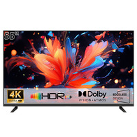 Téléviseur LED intelligent 4K HDR 55 pouces 120 Hz Android avec Wi-Fi pour mode de jeu intégré Écran plat