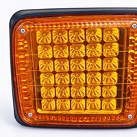 Feu arrière de remorque à trois sections, LED rouge, ambre et blanc, pour remplacement du panneau de câblage de semi-remorque
