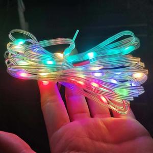 ไฟ LED ตกแต่งสวนกลางแจ้งกันน้ำ IP65 ขายดี 10/15 เมตร RGBIC เปลี่ยนสีได้ ไฟคริสต์มาส LED แบบเส้น - Product Image 4