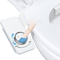 Accessoire de bidet à eau froide à double buse autonettoyant, pulvérisateur de toilette, idéal pour les salles de bain européennes – Vente chaude