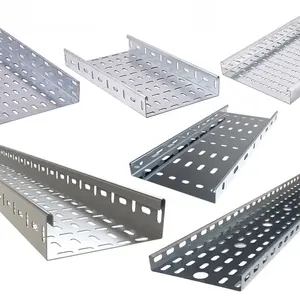 Electrical elevator vertical pre galvanized perforated Indoor Cable Tray for cable protection