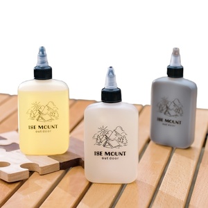 ขวดน้ำมันพลาสติกพกพาสำหรับใช้งานกลางแจ้ง ขนาด 120 มล. ขวดซอสแบบบีบสำหรับเดินทาง สีขาว ขวดใส่เครื่องปรุงรสแบบหมุน - Product Image 4