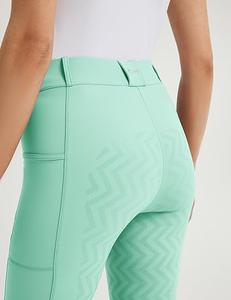 Pantaloni da Equitazione Slim-Fit a Zampa d'Elefante per <span class=keywords><strong>Donna</strong></span> - Seduta Completa, Traspiranti e Leggeri per l'Equestre Estivo - Product Image 3